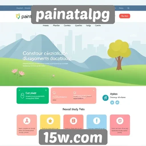 Avaliação da interface de usuário do site painatalpg